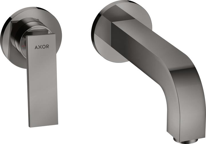 hansgrohe AXOR Citterio Waschtischmischer, Unterputz, Ausladung 220mm, unverschliessbare Ablaufgarni