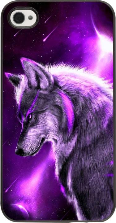 Produktbild PhoneLook Hülle Purple Sky Wolf (Apple iPhone 4)