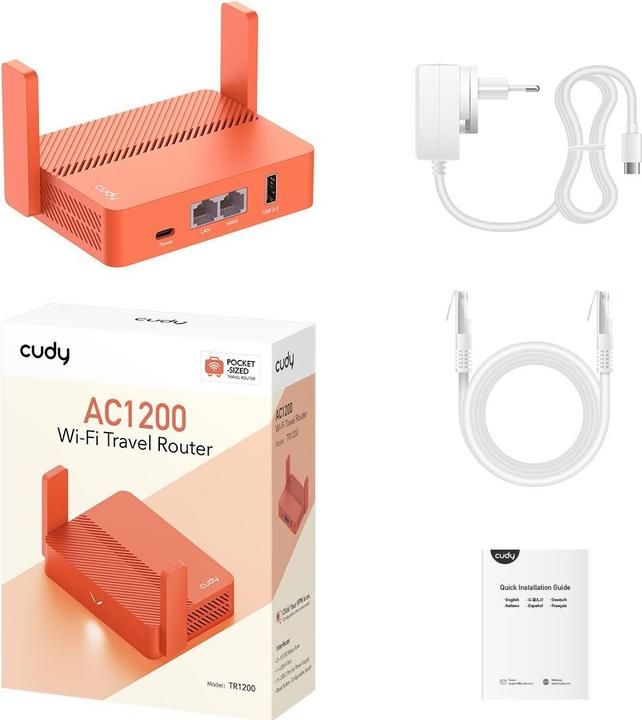 Actual product image Cudy TR1200