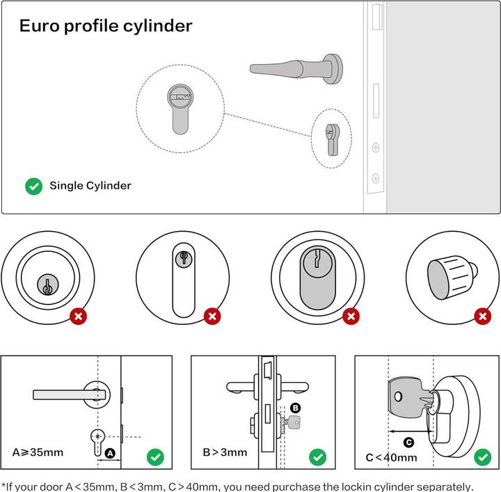 Image du produit Lockin Smart Lock G30 EU (Smartphone, Combinaison électronique de chiffres, Empreinte digitale)