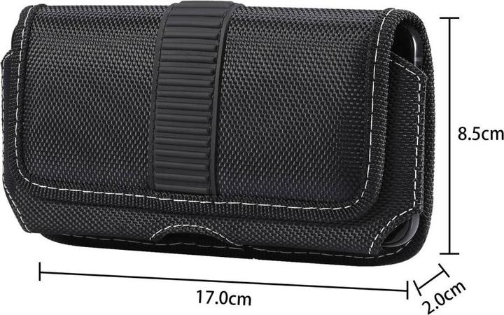 Immagine prodotto Cover-Discount Borsa da cintura orizzontale in Oxford con clip / XL