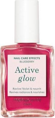 Produktbild Manucurist Nail Polish Care Active Glow Blueberry Pink Organic Juice Almond (15 ml)