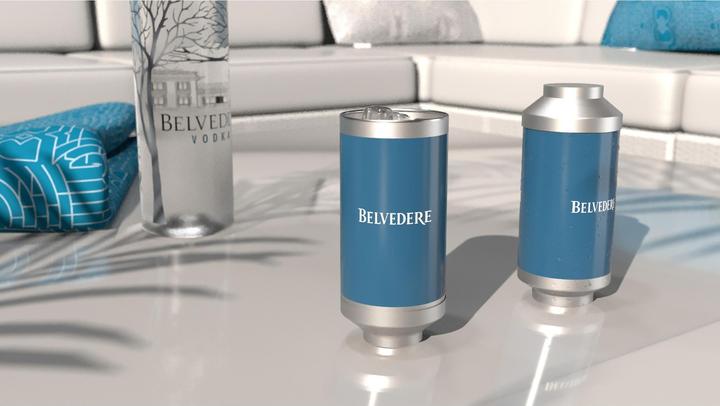 Produktbild Belvedere Vodka with Mini Cocktail Shaker (1 x 70 cl)