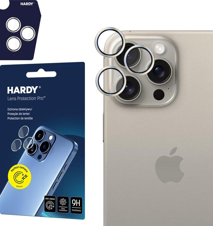 Produktbild 3MK HARDY Lens Protection Pro pro iPhone 15 Pro Natural (Apple iPhone 15 Pro)