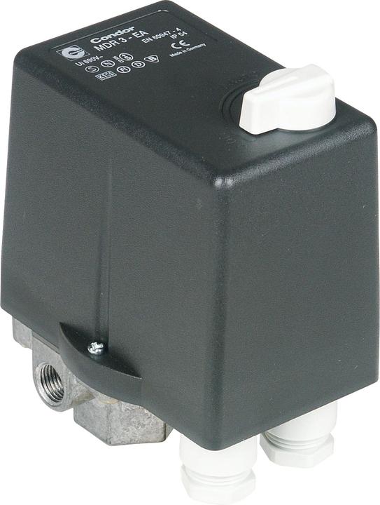 Actual product image Aircraft Pressure switch MDR 3 (on/off switch, 3-pole, 6.3-10 A, 11 bar)