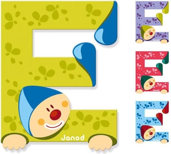Janod Clown letter E
