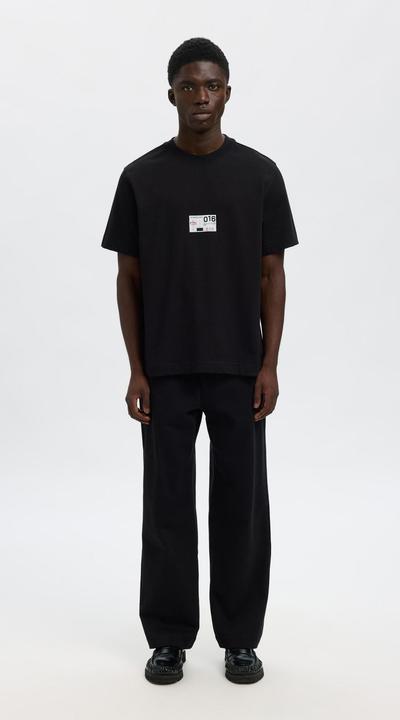 Actual product image Selected Homme Regular Fit Print T-Shirt mit Rundhalsausschnitt (L)
