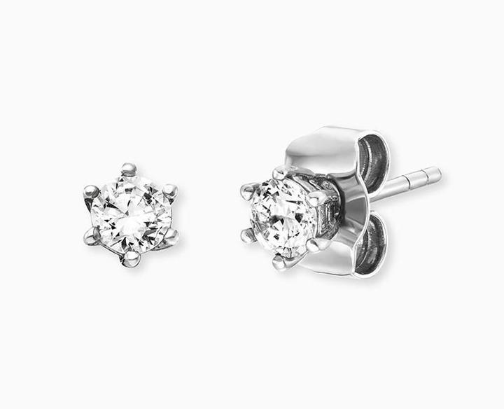 Immagine prodotto Engelsrufer Orecchini a perno lucidi (Argento 925 rodiato, Argento rodiato, Pietra colorata)