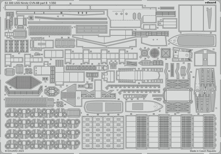 Produktbild Eduard USS Nimitz CVN-68 part 6 1/350