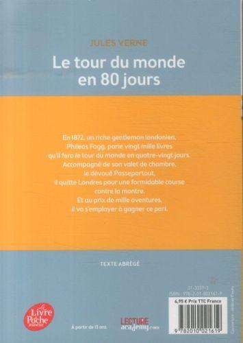 Immagine prodotto Le tour du monde en 80 jours (Francese, Verne Jules, 2014)