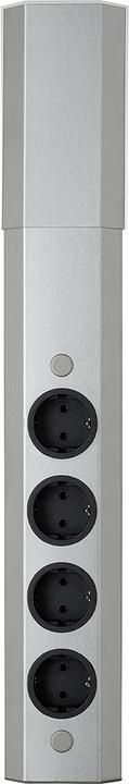 Thebo 176816 Elemento di presa ST 3081 4-gang in acciaio inox, 240 V, L