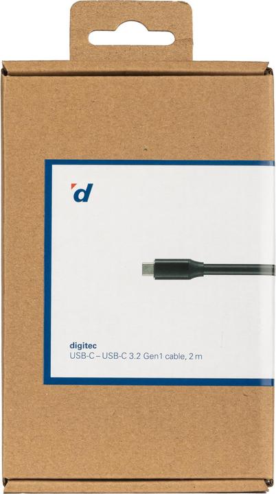 Produktbild Digitec USB Typ C – USB Typ C (2 m, USB 3.2 Gen 1)