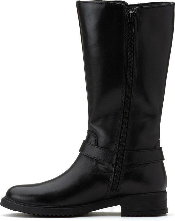 Actual product image La Redoute Collections Leather Riding Boots with Zipper (38)