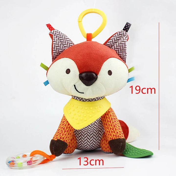 Produktbild Activity Board Baby Plüsch gefüllte Rassel Spielzeug Kinderwagen hängende Tiere Bett Mobile Kleinkind