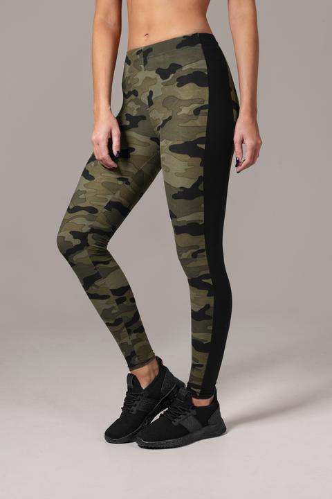 Actual product image Urban Classics Ladies Camo Stripe Leggings (5XL)