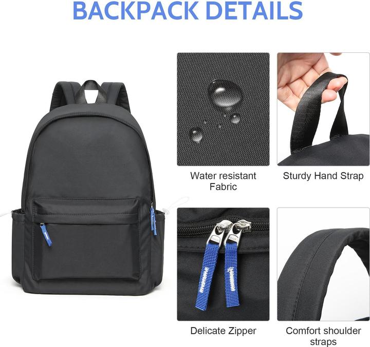 Actual product image Only-Bags.Store Backpack school teenager, school bag, daypack with laptop compartment, water-repellent school bag (24 l)