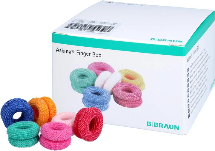 Produktbild Askina Fingerschnellverband Finger Bob farbig 6 Stück