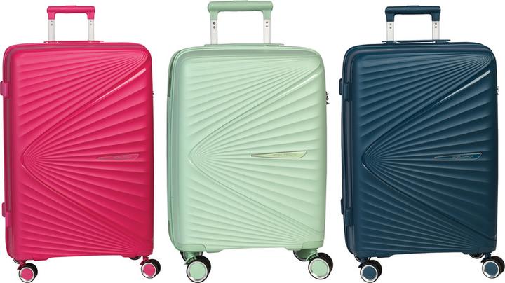 Worldpack Trolley Vegas 3teilig (71 l, Handgepäck (bis 50l), M (50 - 90l), L (90 - 115l))