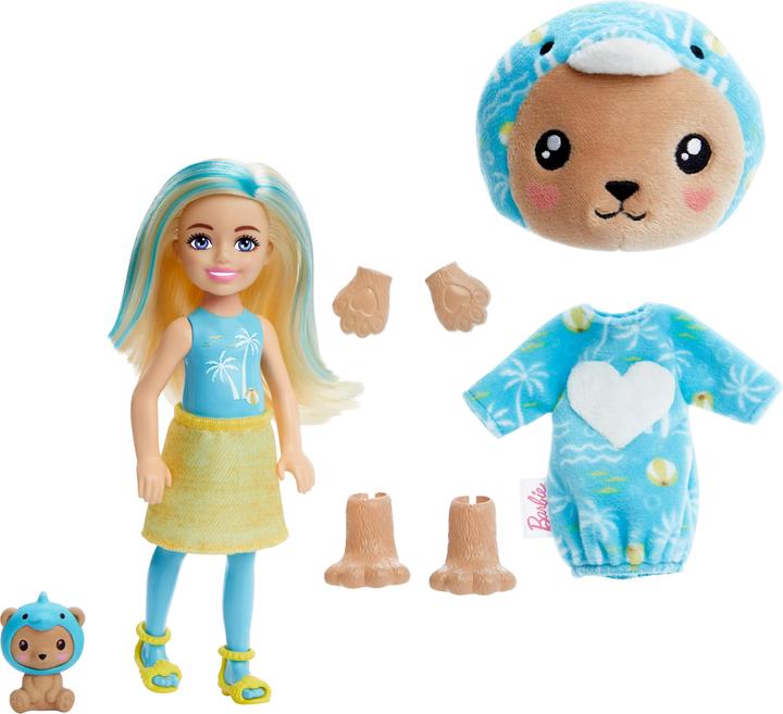 Produktbild Barbie Cutie Reveal Chelsea Costume Cuties Series - Teddy Dolphin