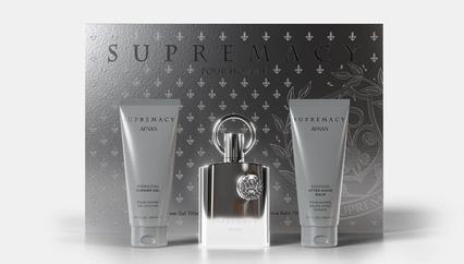 Produktbild Afnan Supremacy Silver - EDP 100 ml + sprchovÃ½ gel 100 ml + balzÃ¡m po holenÃ­ 100 ml (Eau de Parfum, 100 ml)