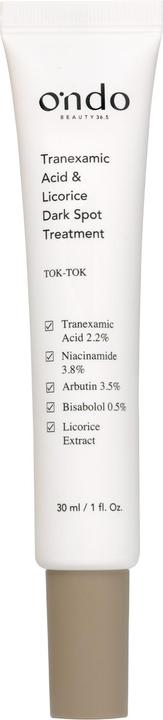 Immagine prodotto Ondo Trattamento delle macchie scure a base di acido tranexamico e liquirizia (30 ml, Crema da giorno)