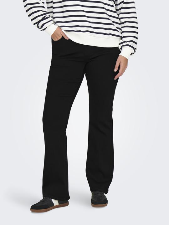 Actual product image Only CARHELLA mid waist retro fit, flared jeans Flared fit jeans (34)