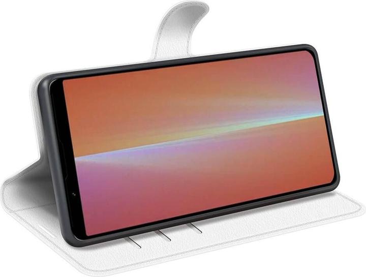Actual product image Cover-Discount Sony Xperia 5 V - Leather case cover white (Sony Xperia 5 V)