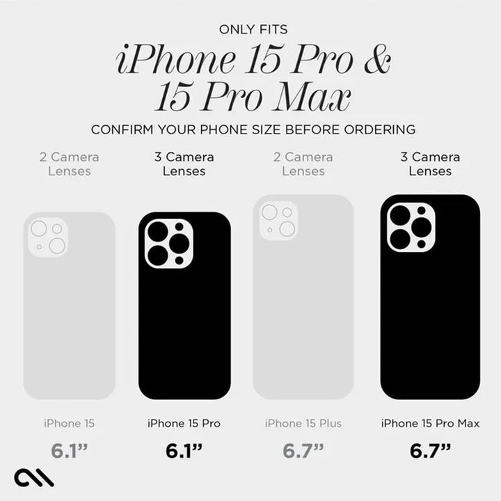 Image du produit Case-Mate iPhone 15 Pro (1 pièce(s), Apple iPhone 15 Pro, Apple iPhone 15 Pro Max)