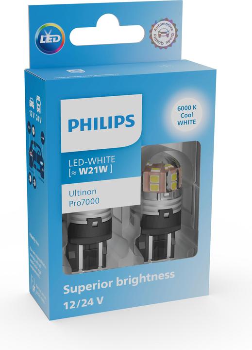 Produktbild Philips Ultinon 11065CU70X2 W21W LED (W21W)