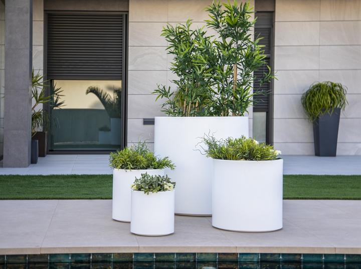 Produktbild Newgarden HORTENSIA 40 Blumentopf gross rund ø40x40cm anthrazit 40L mit Wasserspeicher outdoor