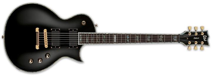 Image du produit ESP LTD EC1000 Deluxe Black électrique gitaar (Guitare électrique, Palissandre, acajou)