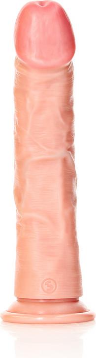 Actual product image RealRock Curved Realistic Dildo with Suction Cup - 9"/ 23 cm