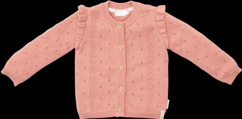 Little Dutch Gestrickter Cardigan Rose Pink - 74 (74)