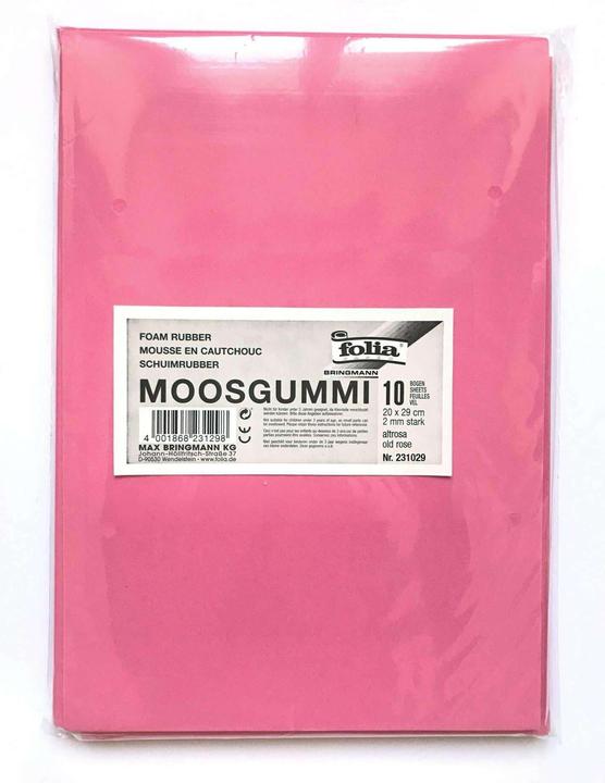 Actual product image Folia Foam rubber old pink