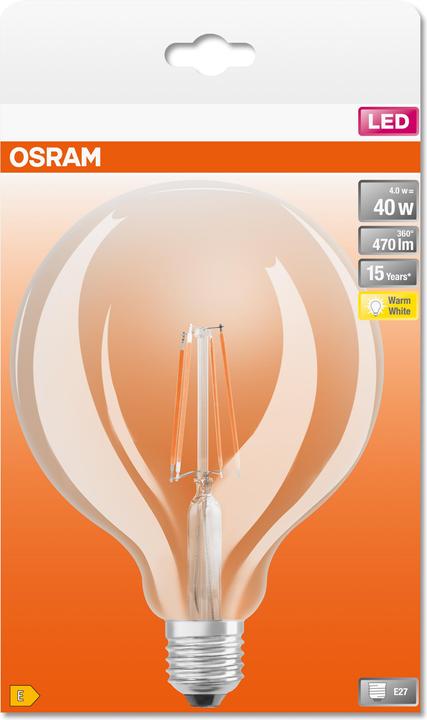 Immagine prodotto Osram Retrofit classico (E27, 4.50 W, 470 lm, 1 x, E)