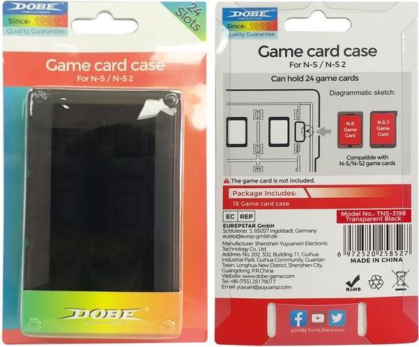 Produktbild Dobe Nintendo Switch Game Card Case für bis zu 24 Nintendo Switch Spiele (Switch)