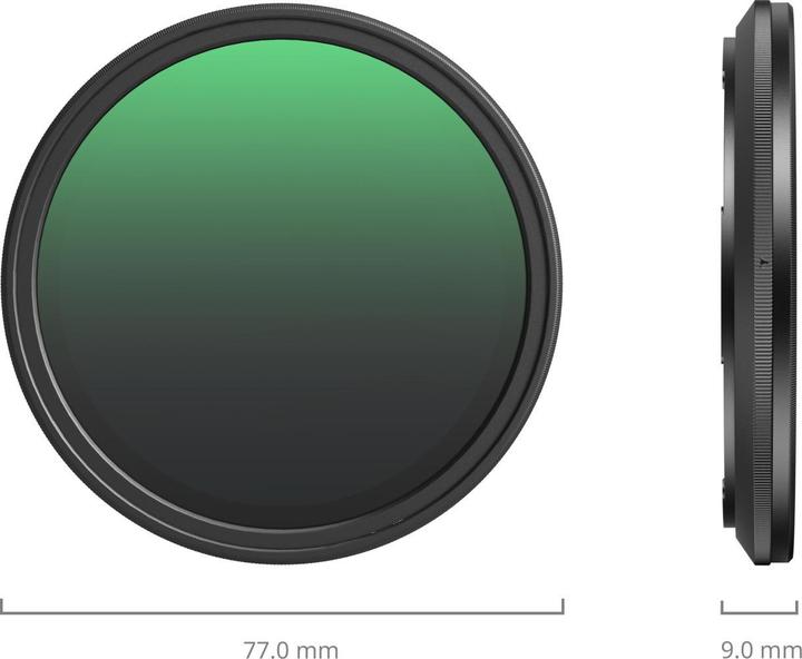 Image du produit SmallRig Magnetic 67mm VND Filter ND64-ND400 (6-9 Stop) 5169 (67 mm, Filtre gris neutre)