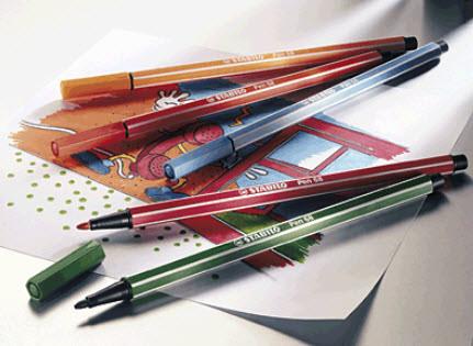 Immagine prodotto STABILO Penna 68 Pennarello premium (Viola, 1 x)
