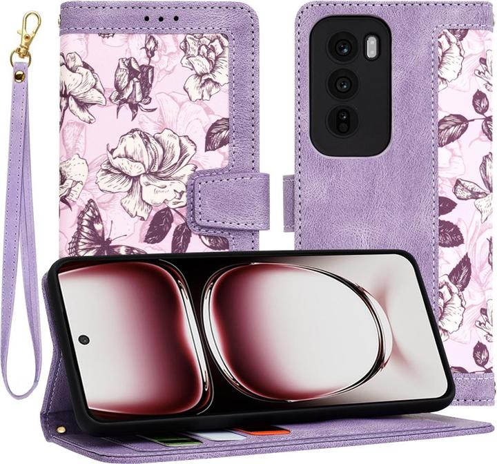 Produktbild Techsuit - FlipCraft - Oppo Reno12 Pro - Mysterious Purple (Oppo Reno12)