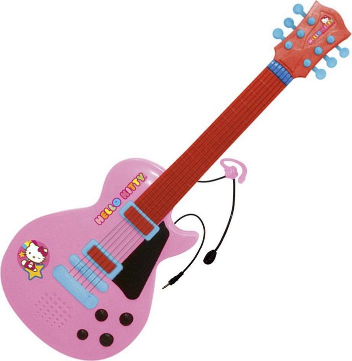 Image du produit Hello Kitty Guitare pour enfants Micro Rose Électronique