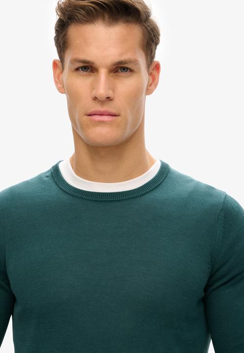 Immagine prodotto Superdry Leichtes Essentials Strick-Sweatshirt mit Rundhalsausschnitt (S)