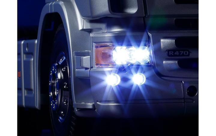 Produktbild Tamiya Scania R470 Elektro Brushed LKW 1:14 Kit Silber (Kit)