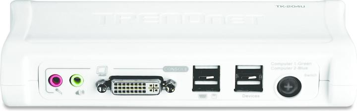 Actual product image Trendnet TK-204UK KVM Switch 2-Port DVI USB