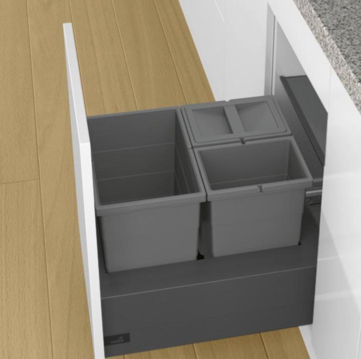 Produktbild Hettich Abfalltrennsystem Base 450 für ArciTech anthrazit (20 l)