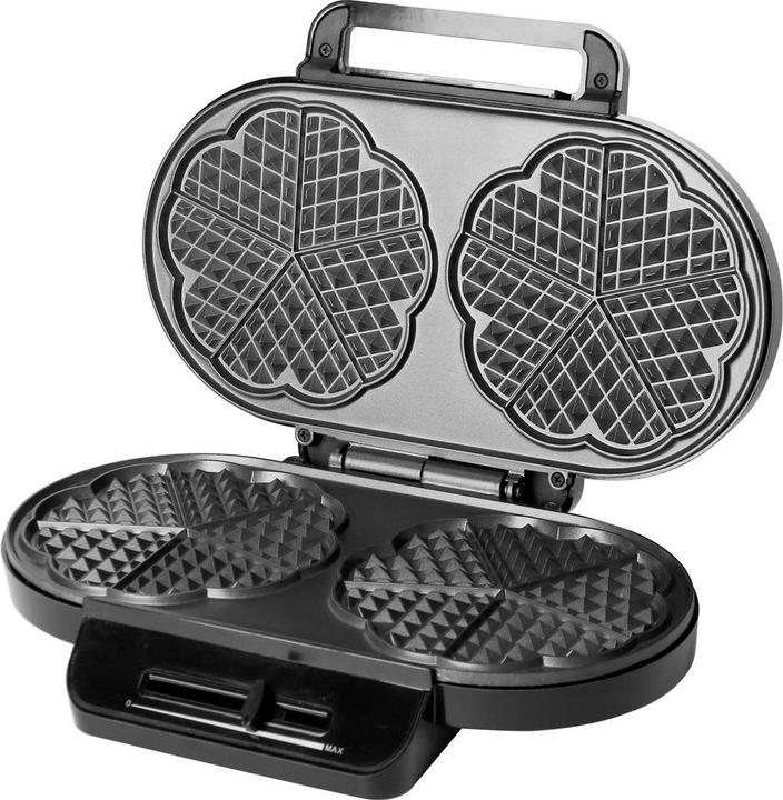 Image du produit Emerio Gaufrier double gaufre en forme de coeur
