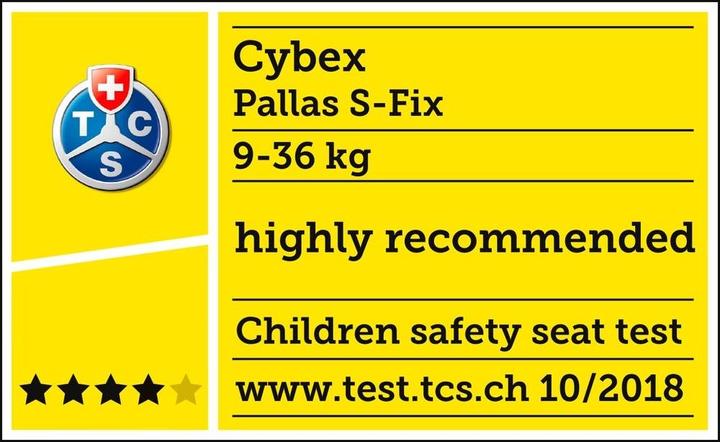 Actual product image Cybex Pallas S-fix