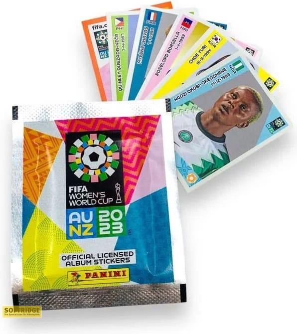 Actual product image Panini FIFA Women's World Cup 2023 Sticker Collection (German, Booster Pack)