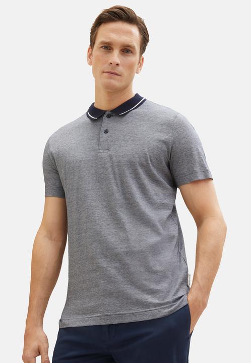 Produktbild Tom Tailor Poloshirt Basic Kurzarmshirt mit Polokragen (L)