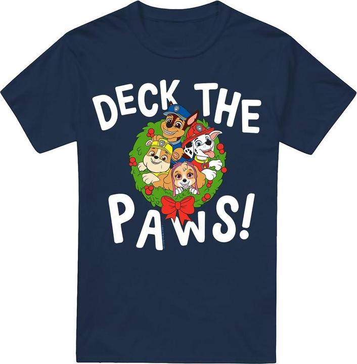 Paw Patrol Deck The Paws TShirt weihnachtliches Design (S)