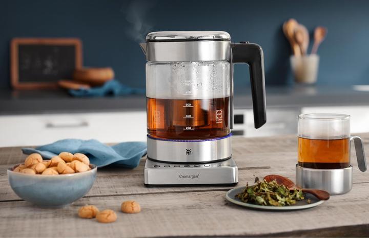 Produktbild WMF Glas Wasserkocher mit Temperaturwahl 1l Teekocher Teesieb Küchenminis 1900W (1 l)